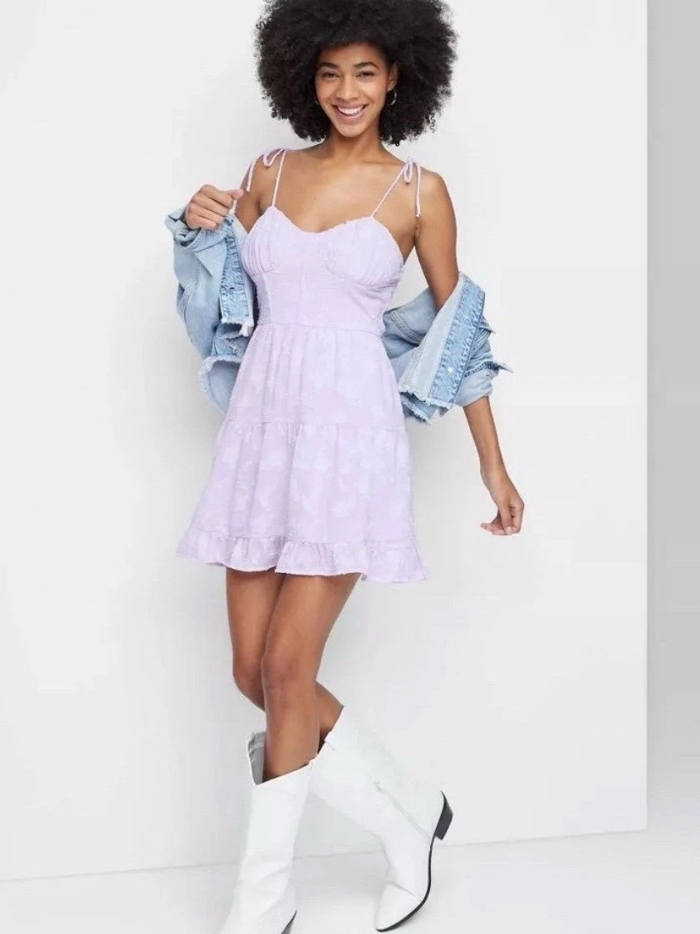 Wild Fable Women's Sweetheart Neckline Satin Mini Slip Dress XS 110